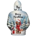 thumbnail image 2 of Merry Christmas Brittany Spaniel Enjoys Woofmas Winter Xmas Holiday All Over Print 3D Hoodie Unisex Merch Hoodies Brittany Dog Lover Gifts Idea - 02022, 2 of 6