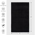 thumbnail image 5 of Fingertip Towels 8 Pack, 100% Turkish Cotton, Small Hand Towels for Body and Face, 12 x 18 in, Soft and Absorbent, Quick Dry, (Black-Dark Grey Fingertip Hand Towels), 5 of 6