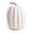 A005- White, variant on Black Halloween Pumpkin Decor, Artificial Rustic Farmhouse Style Fall Pumpkin Decor for Home, Halloween Table Decor Thanksgiving Centerpiece Kitchen Decoration, 1 Piece