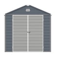 thumbnail image 6 of Uforic Resin Outdoor Storage Shed,7.87x9.1ft Heavy-Duty Plastic Tool Storage Shed with Reinforced Floor,Lockable Doors,Windows & Vents,Weather-Resistant for Outdoor Use, 6 of 9