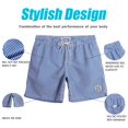 thumbnail image 4 of Pantalones cortos de natación maamgic Quick Dry para hombre, color azul XL, 4 of 7