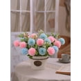 thumbnail image 6 of MAMOWEAR Artificial Flowers Chrysanthemum Ball Flowers Dahlia Fake Silk Flowers Bouquet with Long Stem for Wedding Parties Home Office Coffee House Floral Décor(Blue, 12PCS), 6 of 7