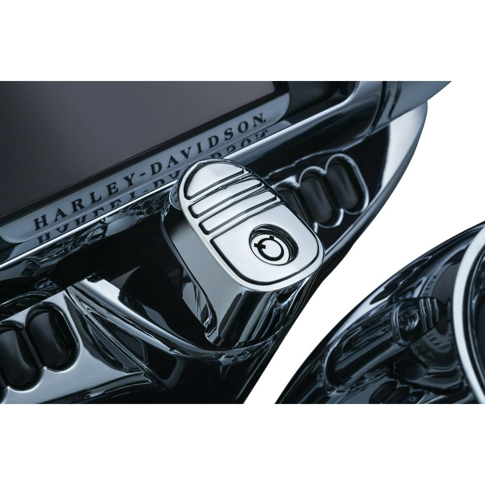Kuryakyn TriLine Ignition Switch Cover Satin Black 6985