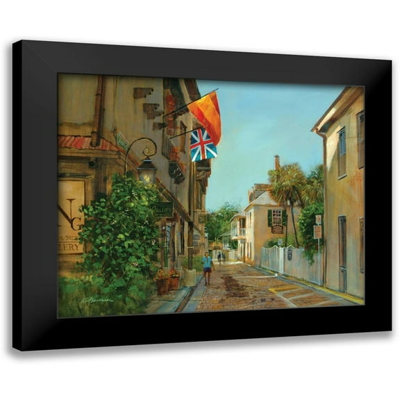 Bansemer, Roger 14x12 Black Modern Framed Museum Art Print Titled - Romanza on Aviles