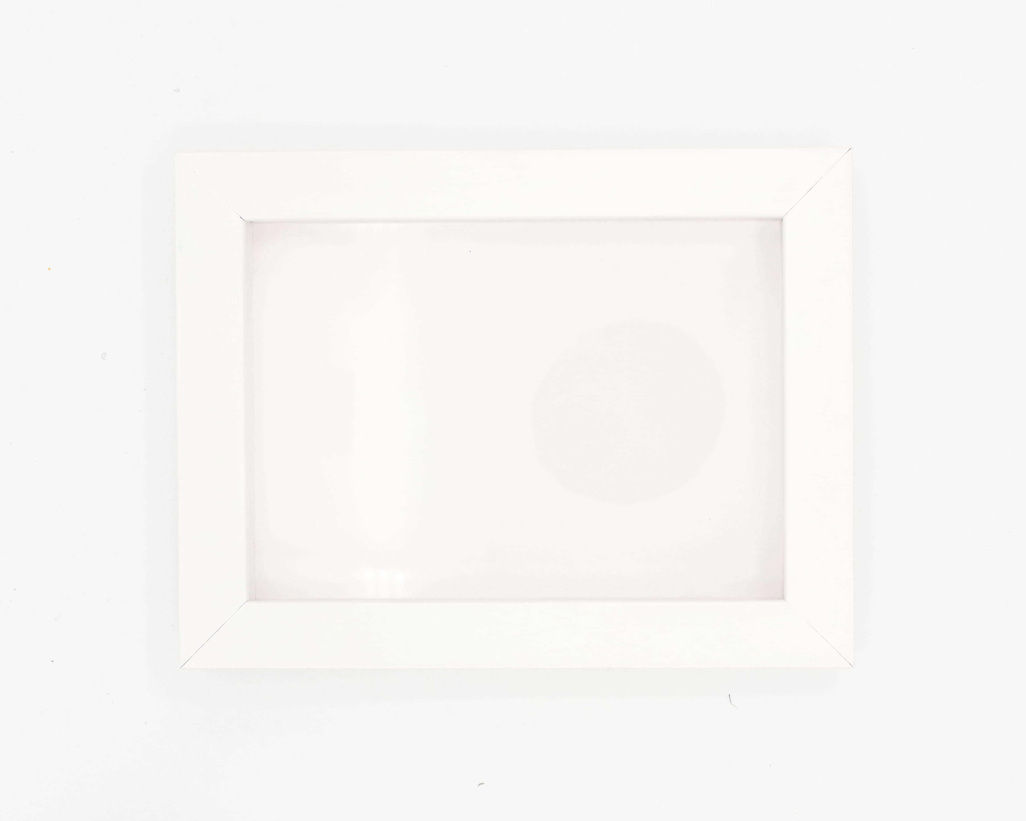 White Shadow Box Frame 7x7”
