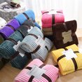 thumbnail image 2 of AUQ Throw Blanket,Pilling Resistant Finish Cozy Blanket,Smooth Surface Quality Bed Throw Blanket,Red,60*78in, 2 of 4
