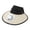 Khaki, variant on Aocisk Stylish Unisex Sun Bucket Hat Outdoor Leisure Wide Brim UPF50+ Summer Beach Accessory For All Seasons Black One Size
