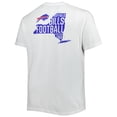 thumbnail image 3 of Men's White Buffalo Bills Big & Tall Hometown Collection Hot Shot T-Shirt, 3 of 3