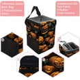 thumbnail image 2 of Pumpkin Mini Trash Can Car Trash Bin Trash Can for Car - Foldable, with Lid, Leak-Proof, Hanging Storage Bag, 2 of 6