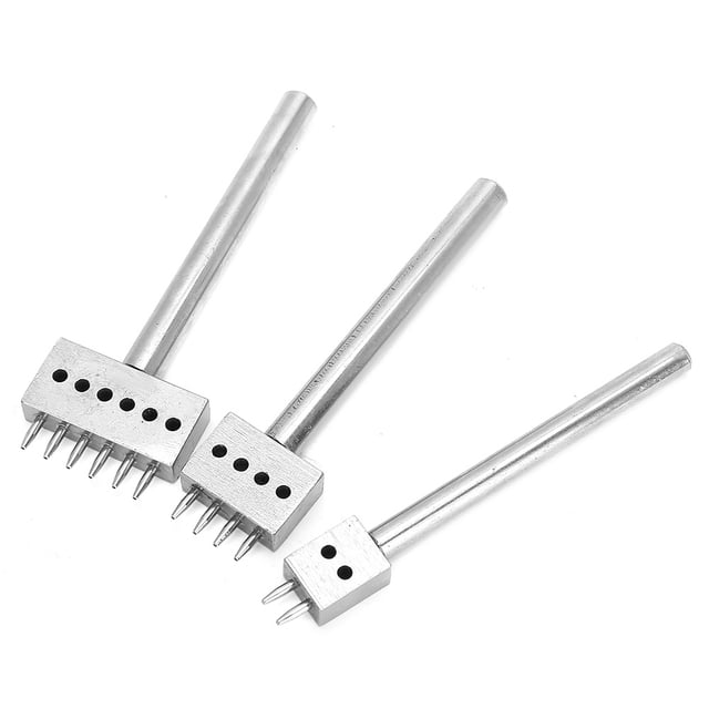 Spacing Punch Tool,3PCS Spacing Punch Tool Belt Punching Tool Spacing Punching Tool Smooth Operation