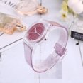 thumbnail image 2 of Pink Kids Transparent Watch Creative Shiny Watch Glitter Silicone Watchband Children Wrist Watch, 2 of 9