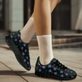 thumbnail image 3 of COEQINE Paw Violet Blue Tennis Shoes for Women Girls Dog Cat Puppy Footprint Sneakers Lightweight Athletic Work Shoes Breathable Footwear for Jogging Training Climbing Hiking, 3 of 7