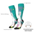 thumbnail image 4 of KLL Happy easter Print Cool Socks Men's Women's Crew Socks Funny Crazy Novelty Stockings, 4 of 6