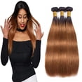 thumbnail image 1 of Hair Bundles Niciitysi 1B/30 Ombre, marrón liso, 50-60 cm, 1 of 9