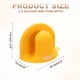 thumbnail image 2 of Uxcell 2 Pcs Guantes de Horno de Silicona, Resistentes al Calor, Amarillo, 2 of 6