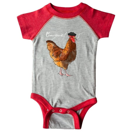 

Inktastic French Rooster say Bauque! Gift Baby Boy or Baby Girl Bodysuit