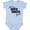 AE-Light Blue, variant on Just a South Dakota Girl Born and Raised Girls Baby Bodysuit