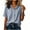 Navy, variant on Woman Tops Summer Striped Print Hooded Drawstring Short Sleeve Tops Casual Button Down Blouses Loose Fit (Navy,S)