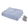 thumbnail image 2 of Beautyrest Soft Microfleece Electric Heated Blanket King Blue, 2 of 5
