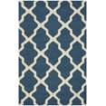 thumbnail image 3 of SAFAVIEH Cambridge Liam Geometric Wool Area Rug, Navy Blue/Ivory, 3' x 5', 3 of 8