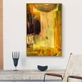 thumbnail image 3 of wall26 Framed Canvas Wall Art for Living Room, Bedroom Gold Palette Abstract Painting Canvas Prints for Home Decoration Ready to Hang - 24x36 inches, 3 of 4