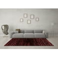thumbnail image 3 of Ahgly Company Machine Washable Indoor Rectangle Abstract Red Modern Area Rugs, 4' x 6', 3 of 4