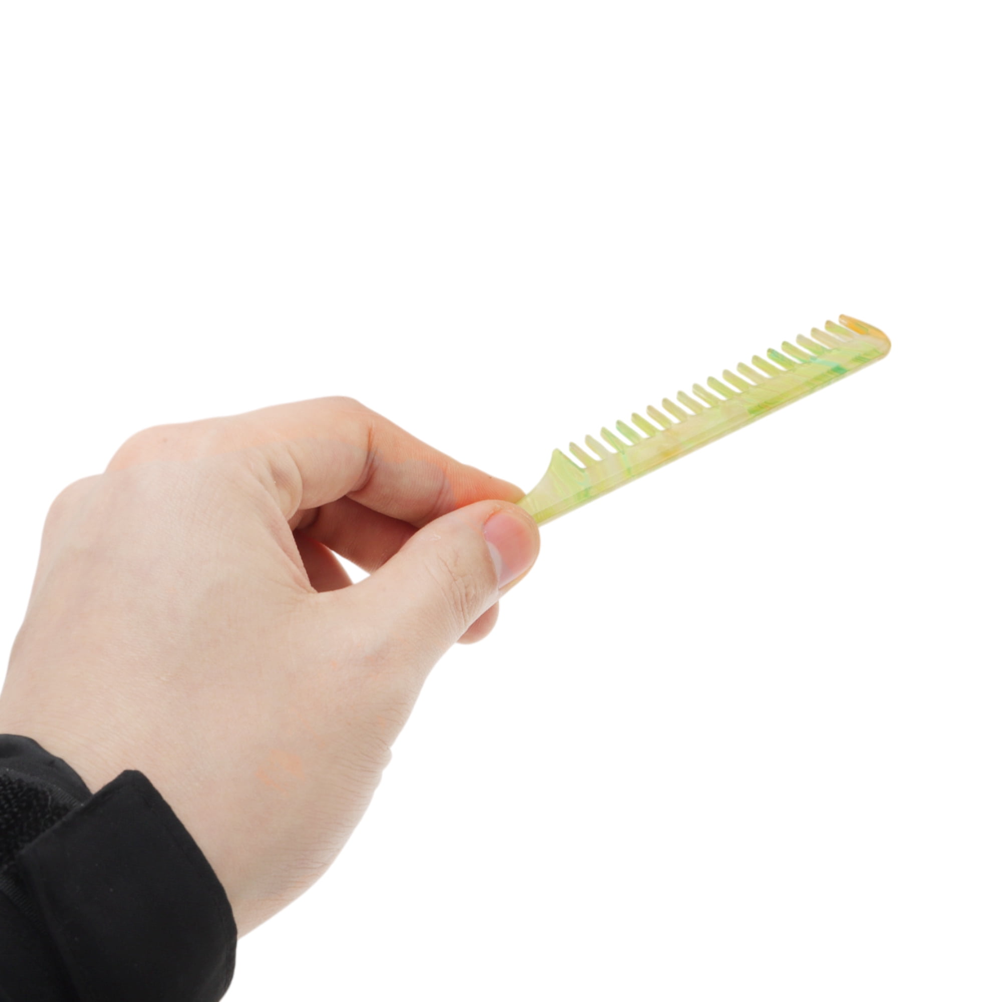 Unique Bargains 1 Pc Simple Vintage Rat Tail Comb for All Hair Types Green