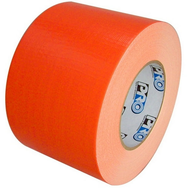 Pro Duct 139 Fluorescent Orange Duct Tape 4" X 60 Yard Roll Walmart
