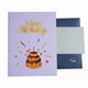 thumbnail image 2 of Tarjeta de felicitación con diseño de juguete, tarjeta de felicitación 3D, regalo de cumpleaños para niñas, niños y parejas, diseño plegable, portátil, marco de madera, para dormitorio., 2 of 7