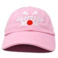 thumbnail image 4 of DALIX Lacrosse Mom Hat Women's Baseball Caps Unstructured Dad Hats in Light Pink, 4 of 7