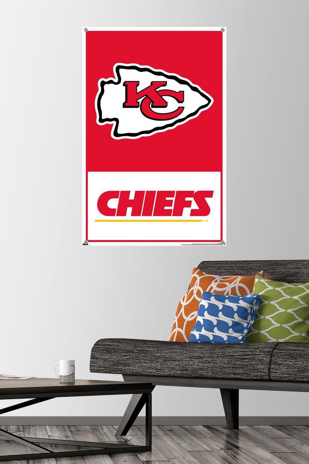 NFL Kansas City Chiefs - Logo 21 Wall Poster, 22.375" x 34"