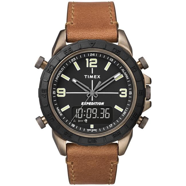 timex men's expedition shock resistant adventure tech digital compass watch 49612