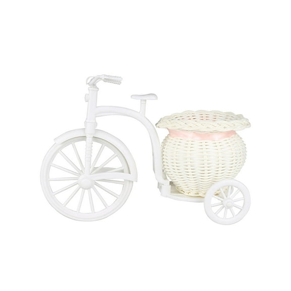 WEGFTDUOP Imitation Vines Weaving Basket - Decorative Flower Arrangement Basket - Multi Functional Desktop Storage Basket - Home/Wedding Decoration
