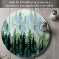 thumbnail image 2 of CounterArt Misty Tree Line 13" Round Lazy Susan Turntable, 2 of 7