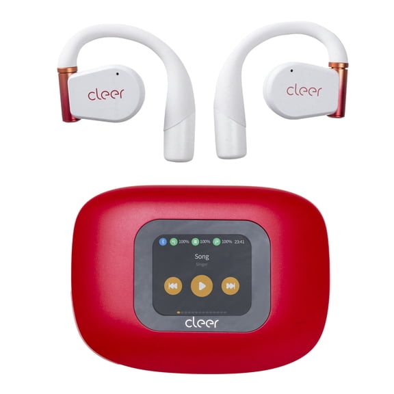 Audífonos Cleer ARC 3 Gaming Open-Ear: Baja Latencia, Sonido Hi-Res, 50h Batería, IPX7,  Color Blanco