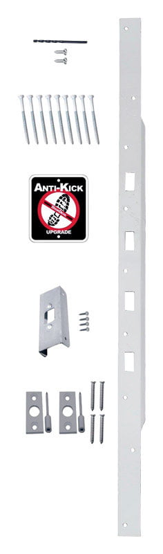 Door Devil Security Kit 13" Brand New see photo White Plastic cut 