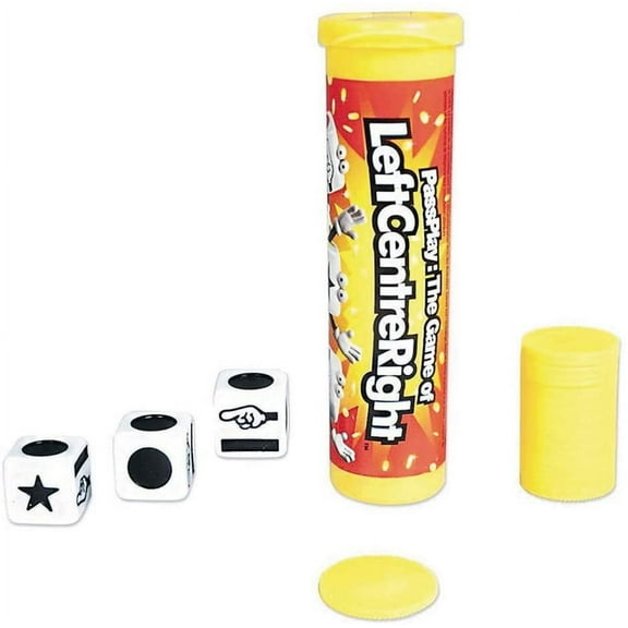 Left Center Right Dice Game - Styles Vary Tube/Tin, The addictive dice game thats fast, easy and provides hours of fun! By Visit the Spin Master Store