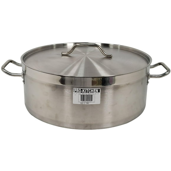 Pro-Kitchen - Sauce Pot & Lid - SS - Single Piece - Versatile Stainless Steel Saucepan for Everyday Cooking (1ct)