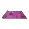 thumbnail image 2 of Ahgly Company Indoor Round Patchwork Purple Transitional Area Rugs, 5' Round, 2 of 4