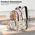 thumbnail image 7 of Yspwyqan 4Pcs Kids Backpack And Lunch Box Set Reading Capybara Math Large Capacity Backpack with Pencil Case Water Bottle Bag for Girls Elementary School Back to School, 7 of 7