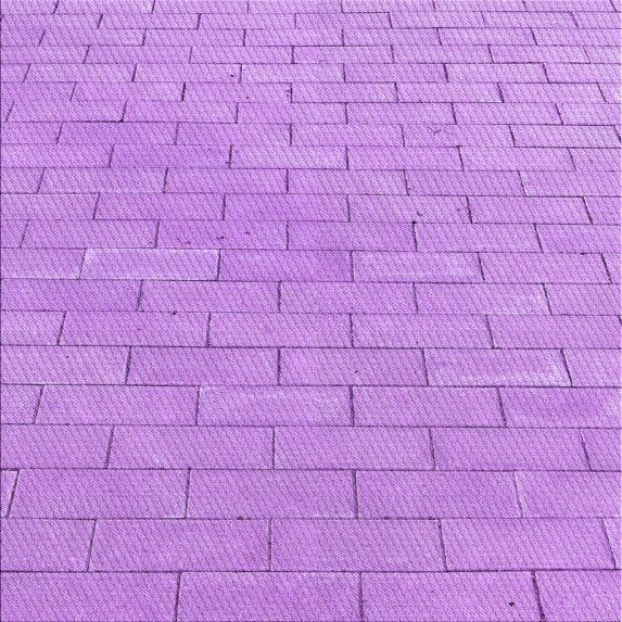 Ahgly Company Machine Washable Indoor Square Transitional Violet Purple Area Rugs, 5' Square