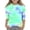 Green, variant on Toddler Girls 3/4 Sleeve T Shirts Tie Dye Printed Round Neck Casual T Shirt Top Size 3-4T ,Green