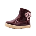 thumbnail image 4 of Botin Para Niña Charol Vino Super Comodas Calientitas rojo 17.5, 4 of 8