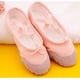 thumbnail image 2 of Zapatillas de ballet de terciopelo para adultos, suela dividida para niños, zapatillas de Ballet suaves para practicar Danza, zapatillas rosas y de carne, 2 of 5
