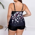 thumbnail image 4 of Qingpeng Women's Flowy Tankini Modest Bathing Suit Loose Fit Plus Size Swimsuit Swim Set for Women, 4 of 7
