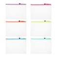 thumbnail image 2 of Pen+Gear Mesh Zipper Bags, Multicolor, 6 Count, 2 of 6