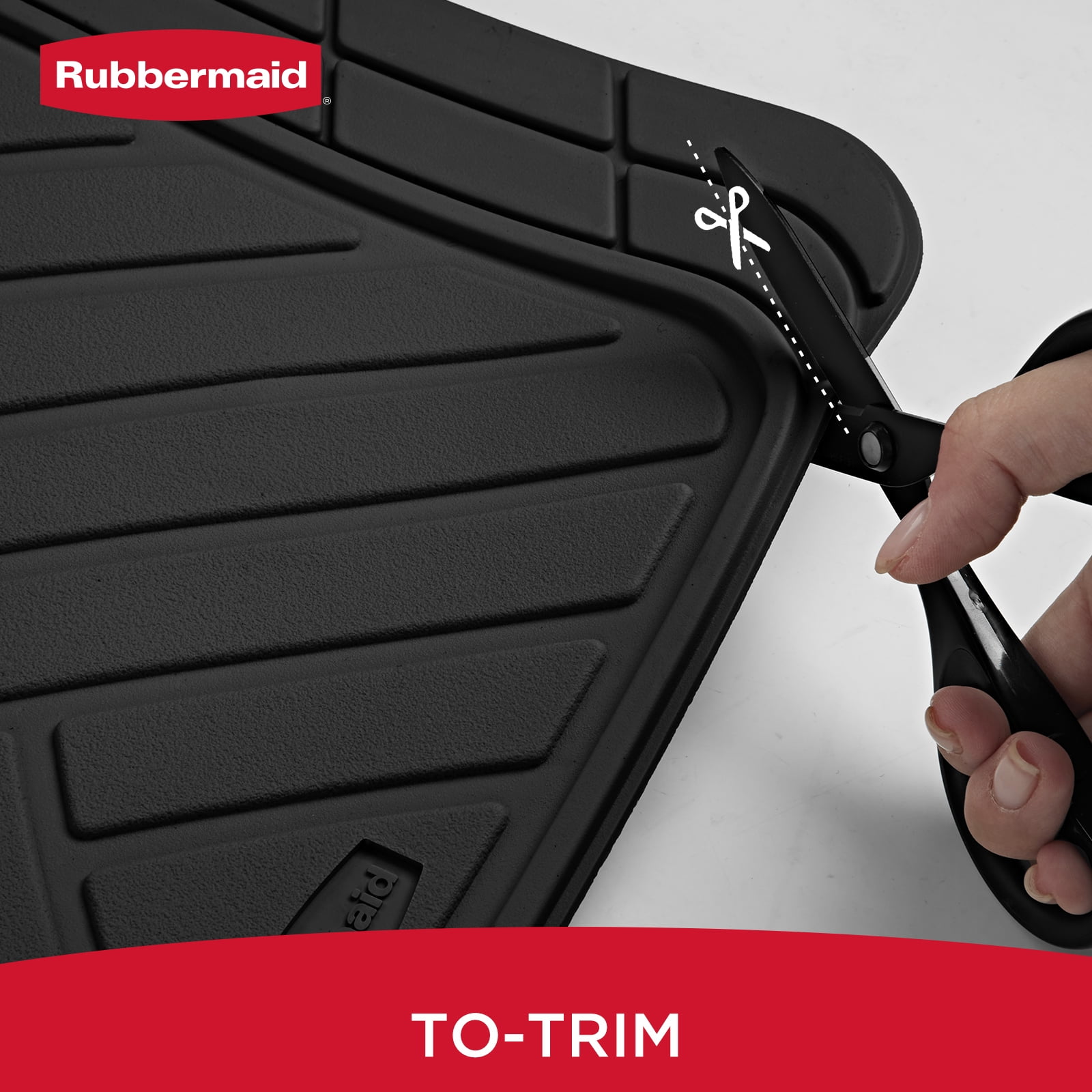 Rubbermaid Car Floor Mats Set, Lightweight Floor Mats,All-Weather Rubber  Car Mats, Non-Slip, Easy to Clean, Universal Fit for Cars, Trucks & SUVs, Black
