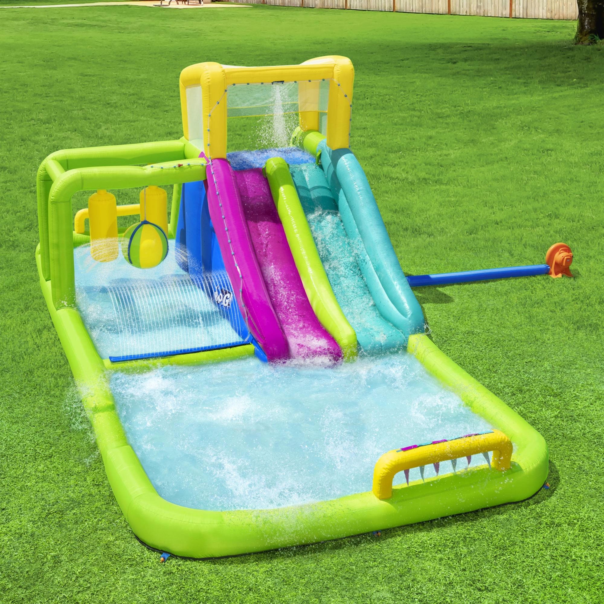 Splash Blower H2OGO! Park Course Air Mega Water w/ Inflatable Kids Bestway