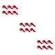 thumbnail image 2 of Wosthever 6 rollos de cinta de kinesiología de para una protección muscular efectiva protección de los tobillos parche muscular rojo 3,8 cm * Type1 NO1, 2 of 6