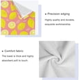 thumbnail image 4 of SKYSONIC 3 Pack Towel Colorful Lemon Pattern Cotton Bath Towel Set (1 Bath Towel, 1 Hand Towel, 1 Washcloth) for Bathroom, Super Soft and Quick Dry Towels, 4 of 7